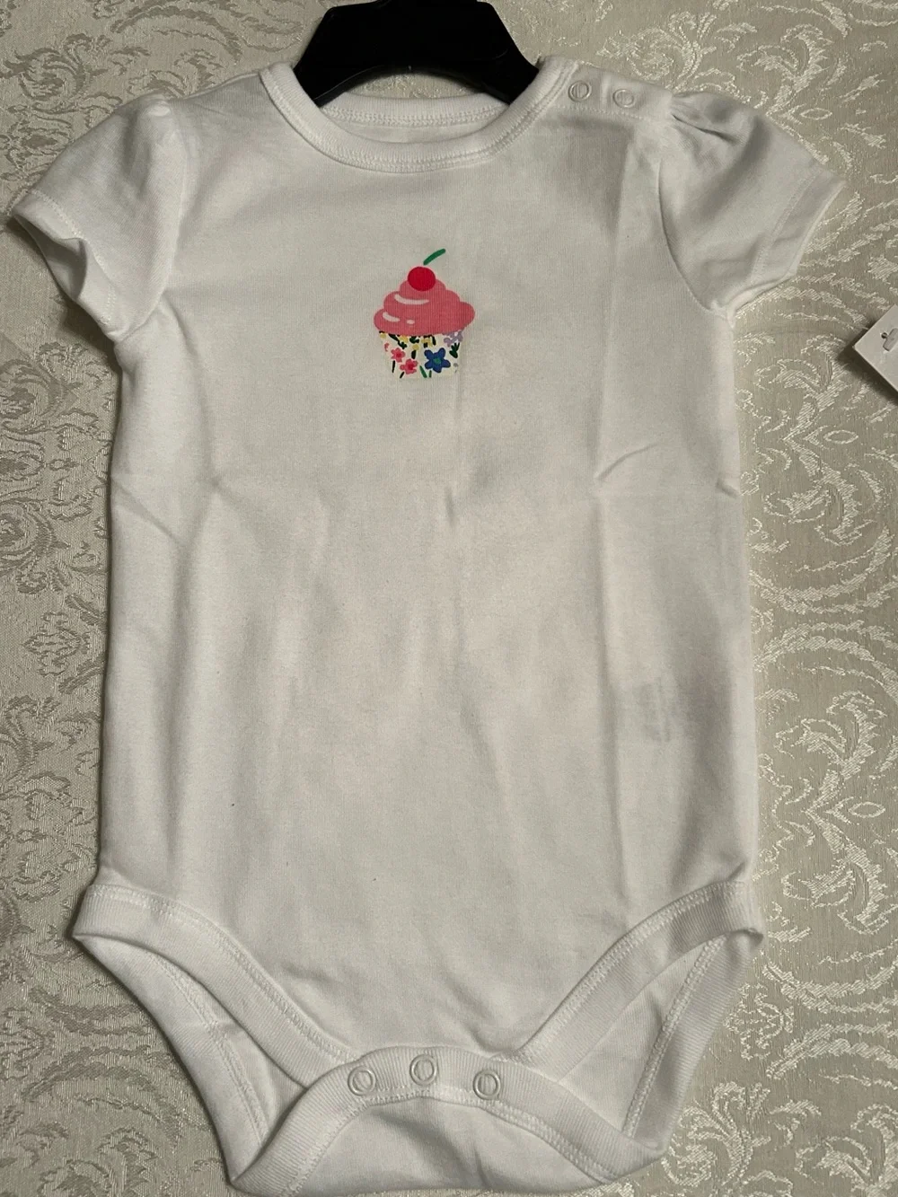 Wonder Nation Baby Girl Clothes Size 12 Months-Tops, Leggings & Bodysuit 5 Pack